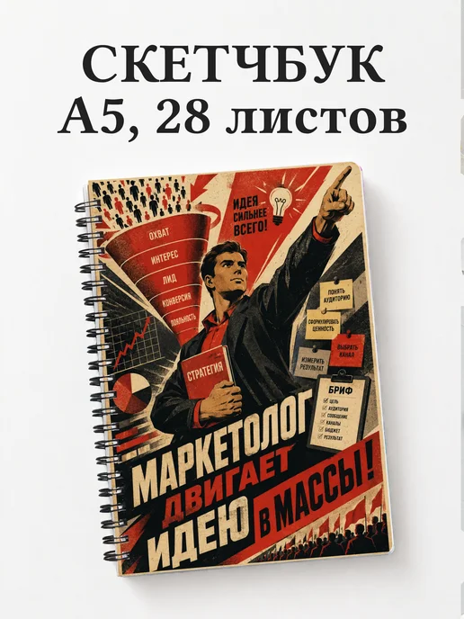 Скетчбук маркетолога