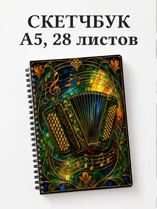 Скетчбук баяниста