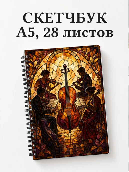 Скетчбук виолончелиста