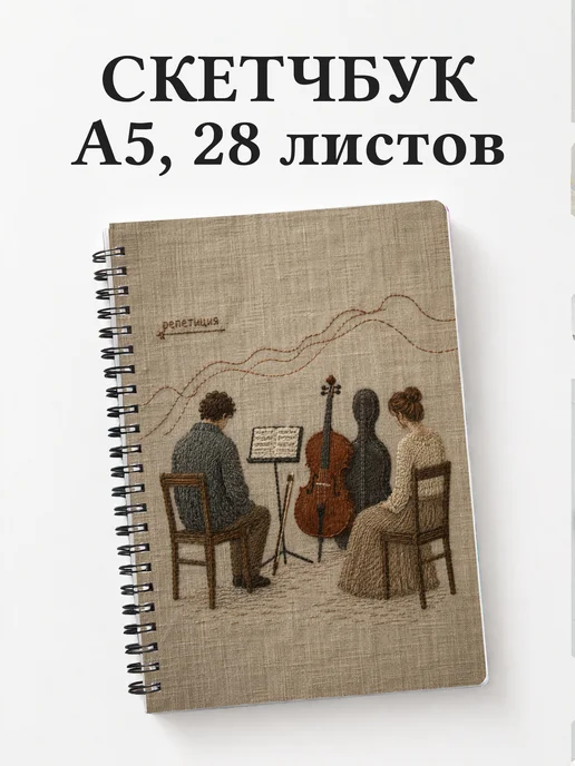 Скетчбук виолончелиста