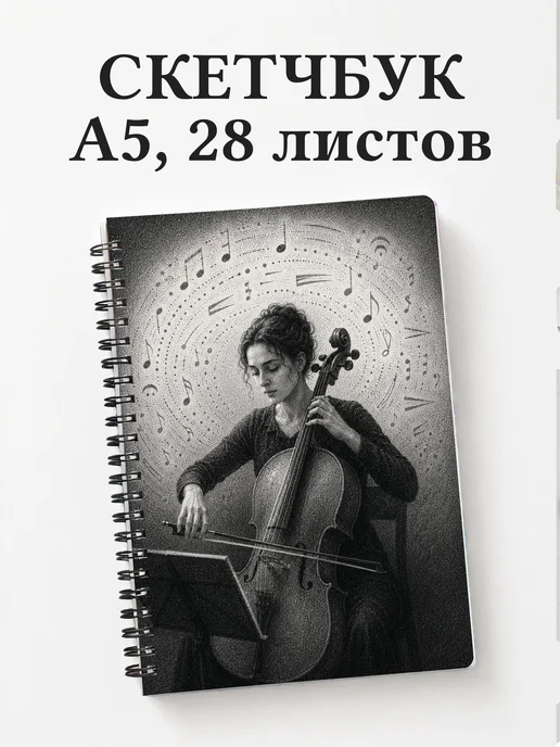 Скетчбук виолончелиста