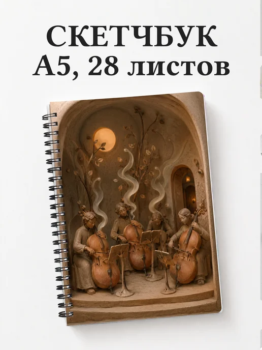 Скетчбук виолончелиста