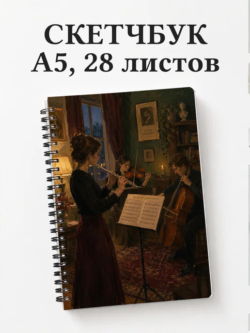 Скетчбук флейтиста