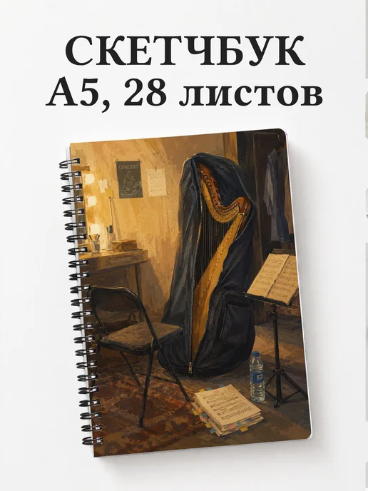 Скетчбук арфиста