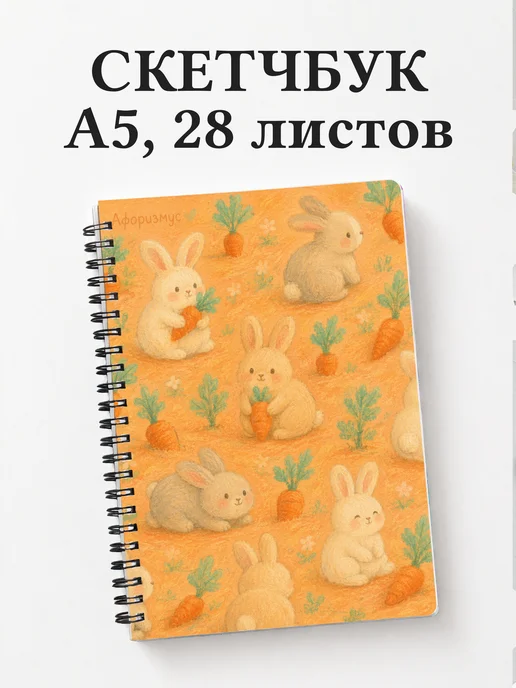 Скетчбук Кролики