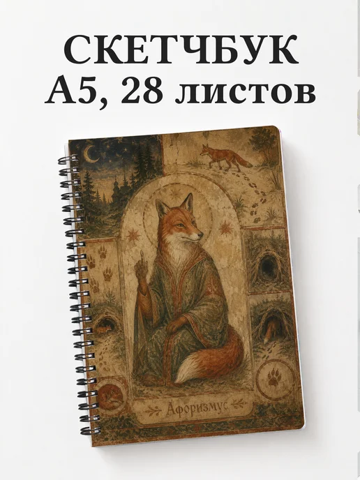 Скетчбук Лисы