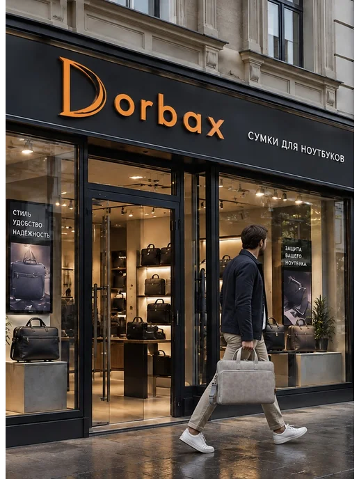 Dorbax Сумка для ноутбука 15,6-16'' дюймов противоударная, вариант, фото 8