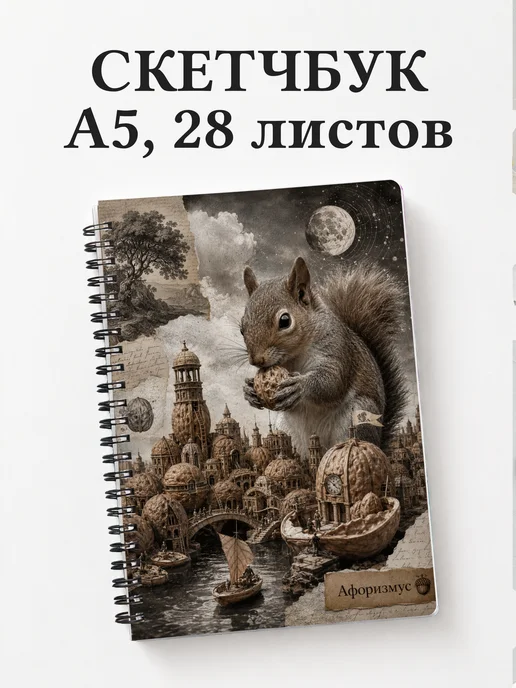 Скетчбук Белки