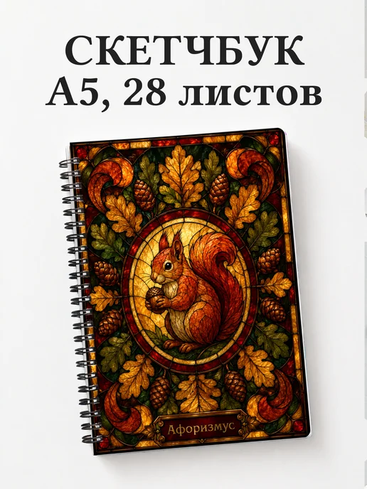 Скетчбук Белки