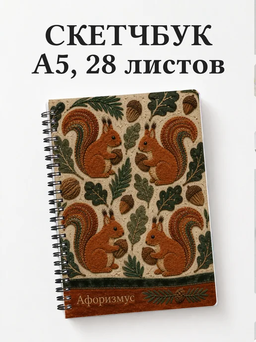 Скетчбук Белки