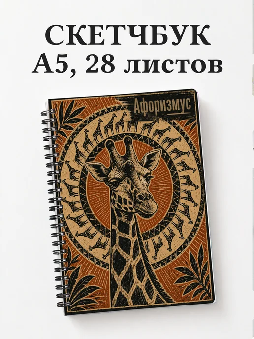 Скетчбук Жирафы