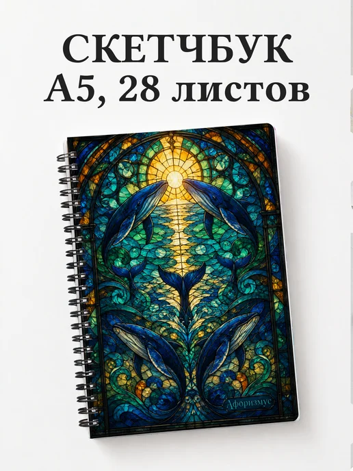 Скетчбук Киты