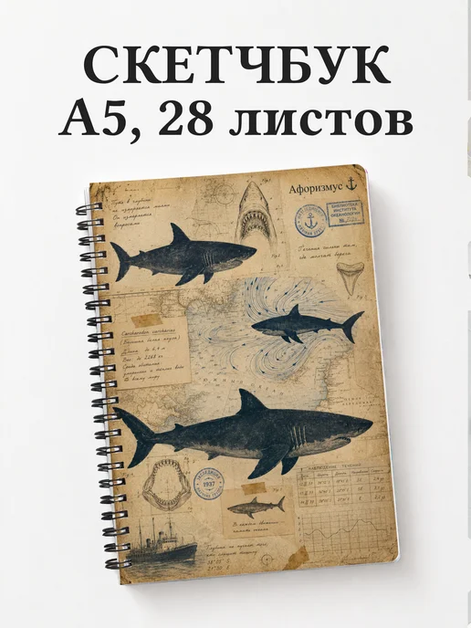 Скетчбук Акулы