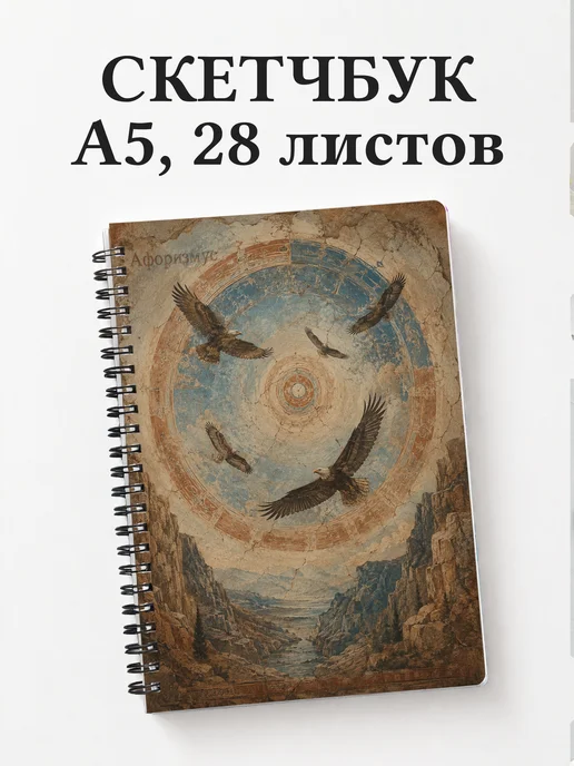 Скетчбук Орлы