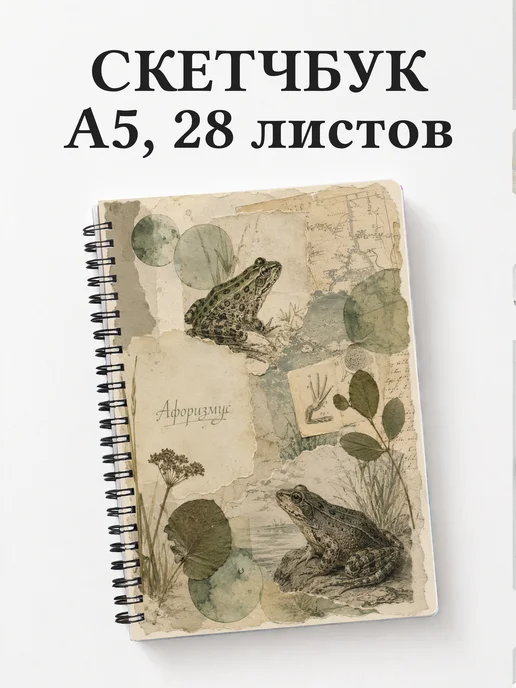 Скетчбук Лягушки
