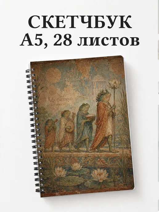 Скетчбук Лягушки
