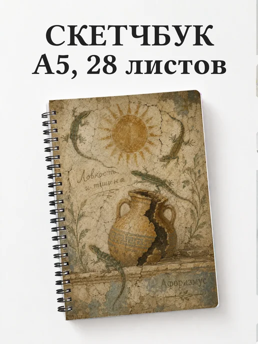 Скетчбук Ящерицы