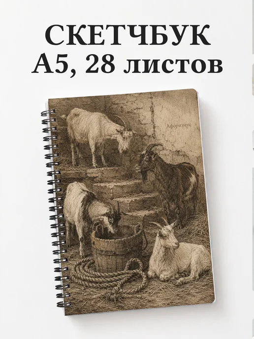 Скетчбук Козы