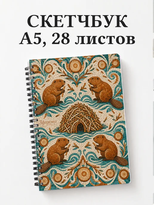 Скетчбук Бобры