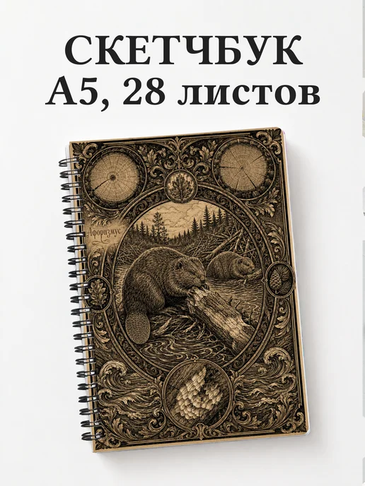 Скетчбук Бобры
