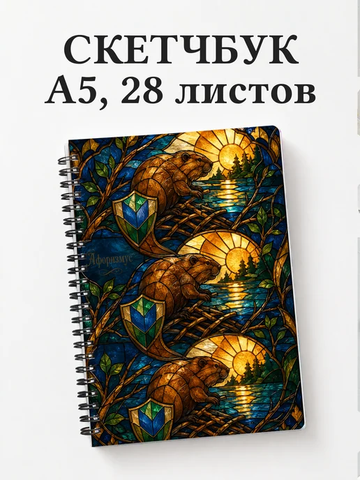 Скетчбук Бобры