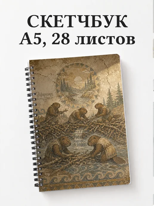 Скетчбук Бобры