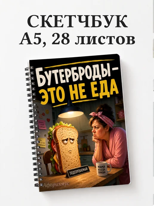 Скетчбук Фразы мамы