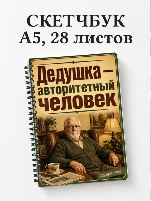 Скетчбук Фразы дедушки