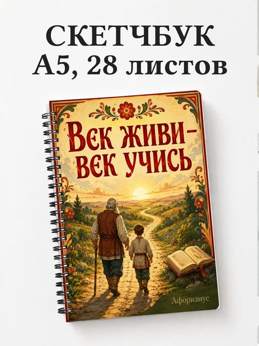 Скетчбук Русские пословицы