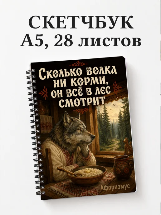 Скетчбук Русские пословицы