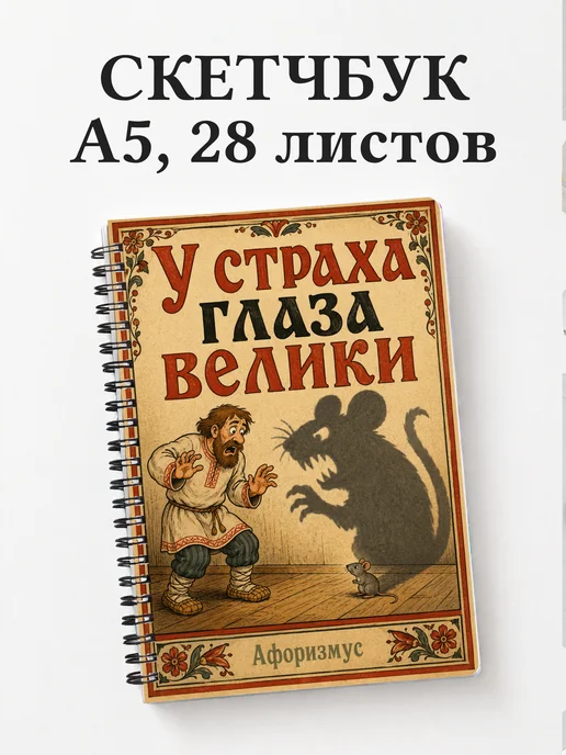 Скетчбук Русские пословицы