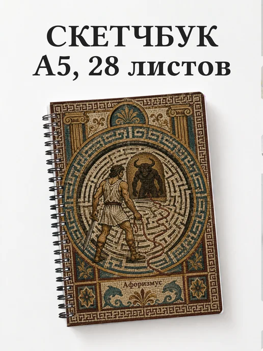 Скетчбук с героями и подвигами
