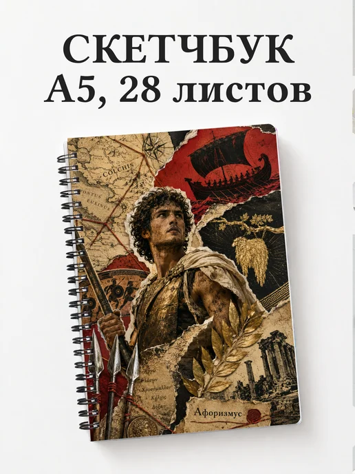 Скетчбук с героями и подвигами