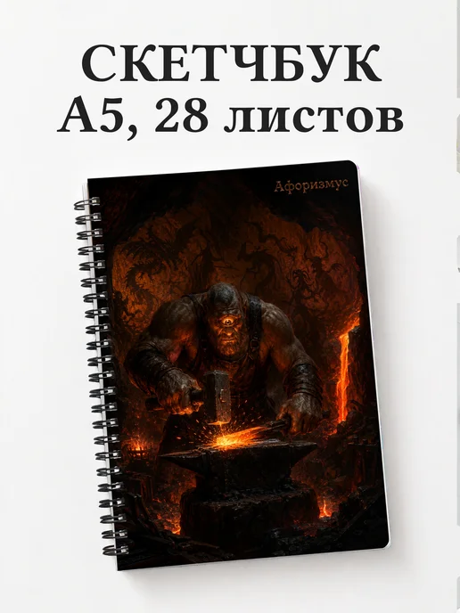 Скетчбук с чудовищами и существами