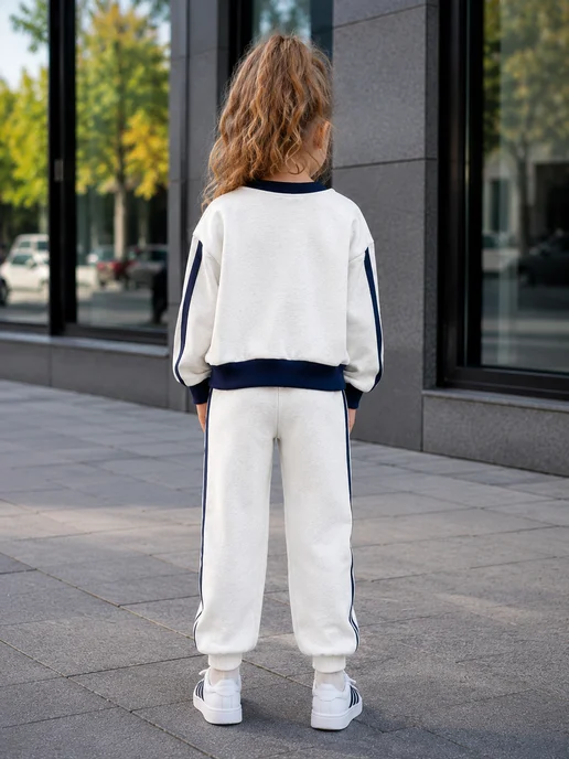 CHEEKIDS Спортивный костюм детский осень, серый, фото 5