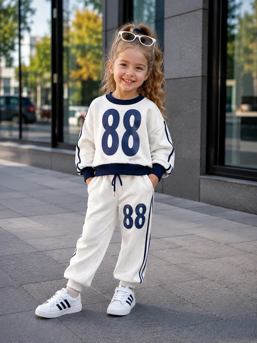 CHEEKIDS Спортивный костюм детский осень, серый, фото 6