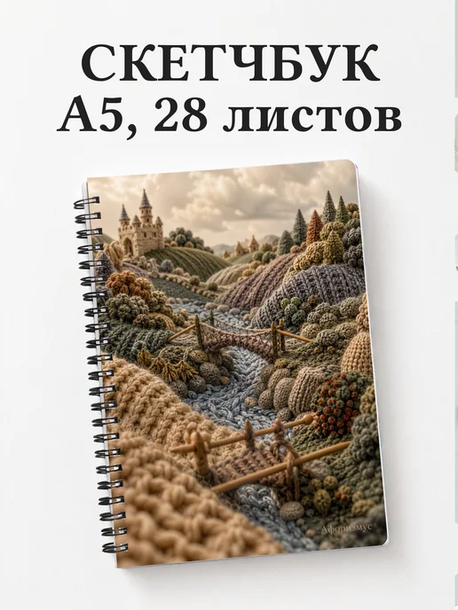 Скетчбук Вязание