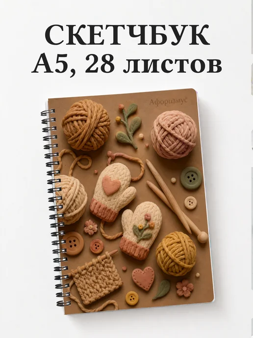 Скетчбук Вязание