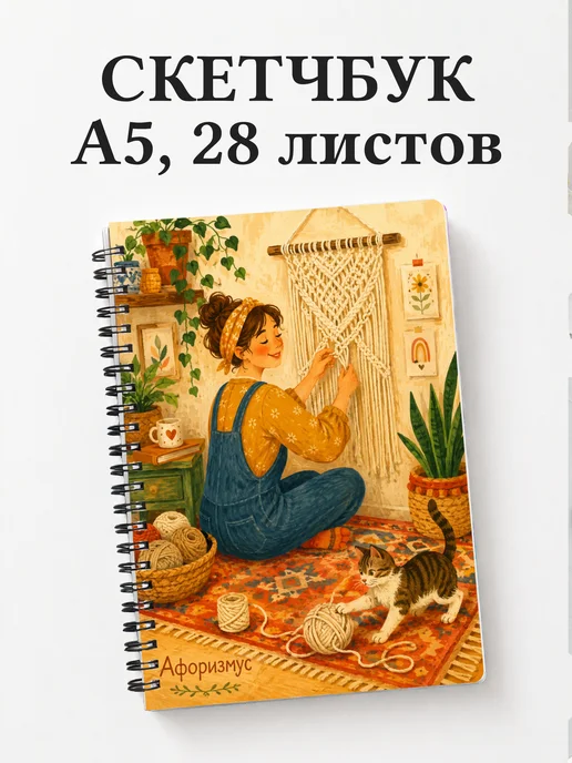 Скетчбук Макраме