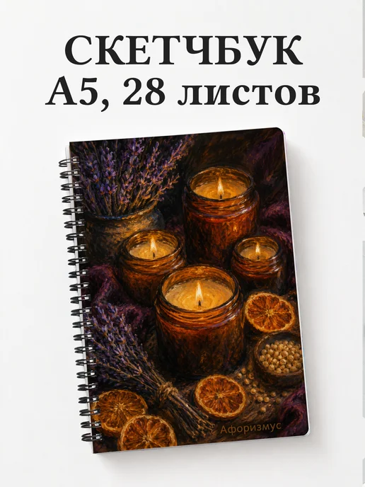 Скетчбук Свечеварение