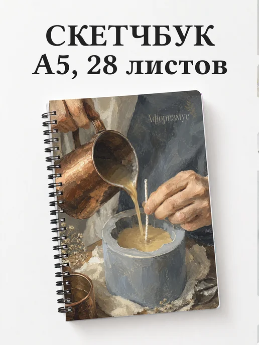 Скетчбук Свечеварение