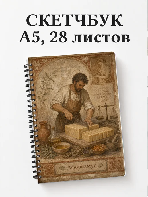 Скетчбук Мыловарение