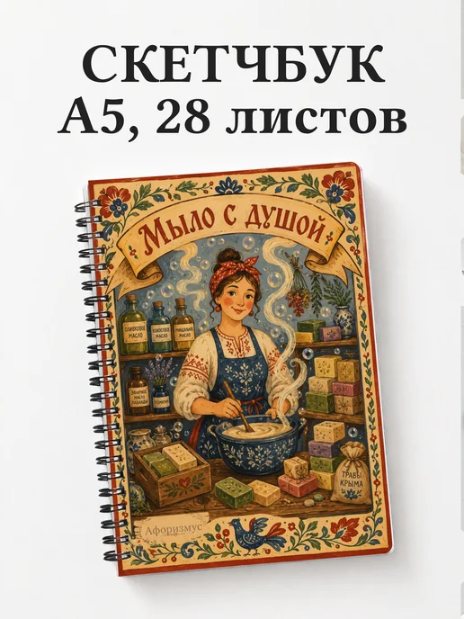 Скетчбук Мыловарение