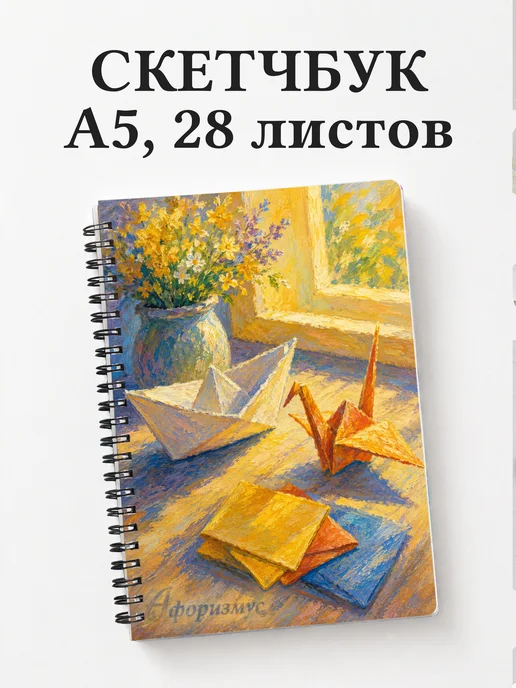 Скетчбук Оригами