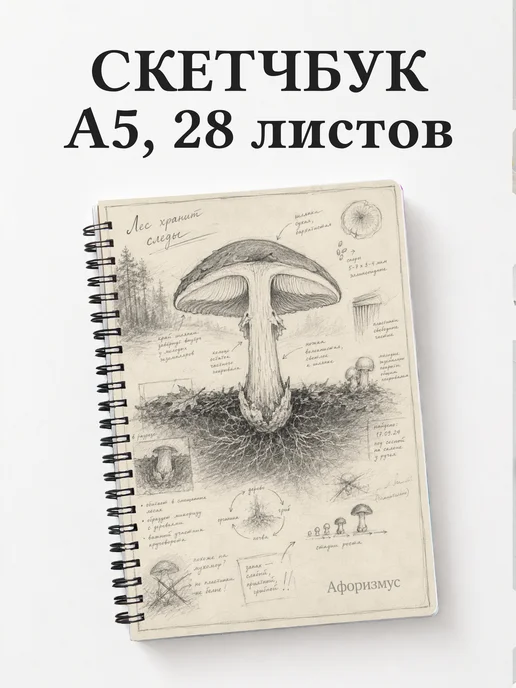 Скетчбук грибника