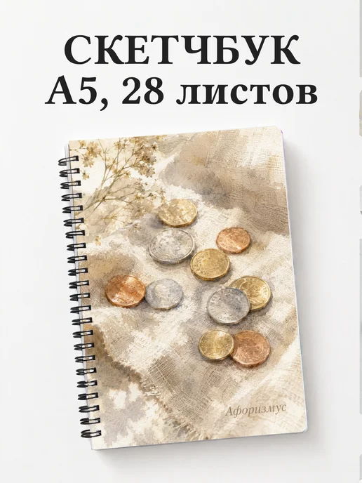 Скетчбук Монеты