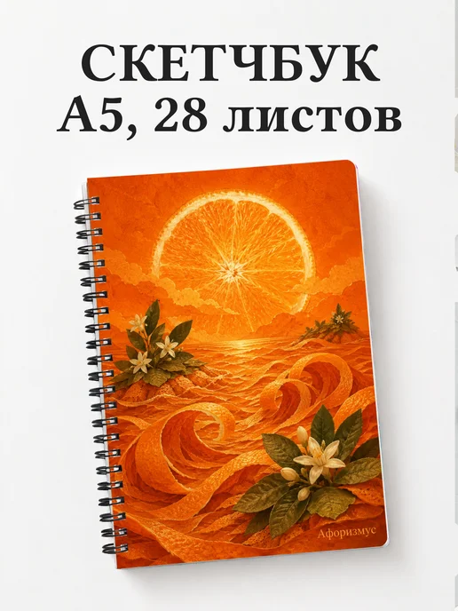 Скетчбук Апельсин
