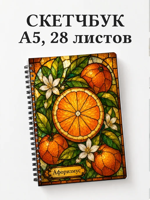 Скетчбук Апельсин