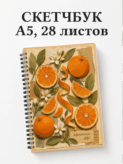 Скетчбук Апельсин