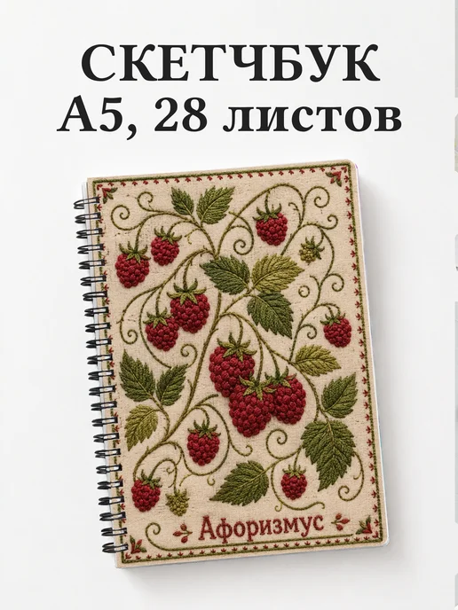 Скетчбук Малина